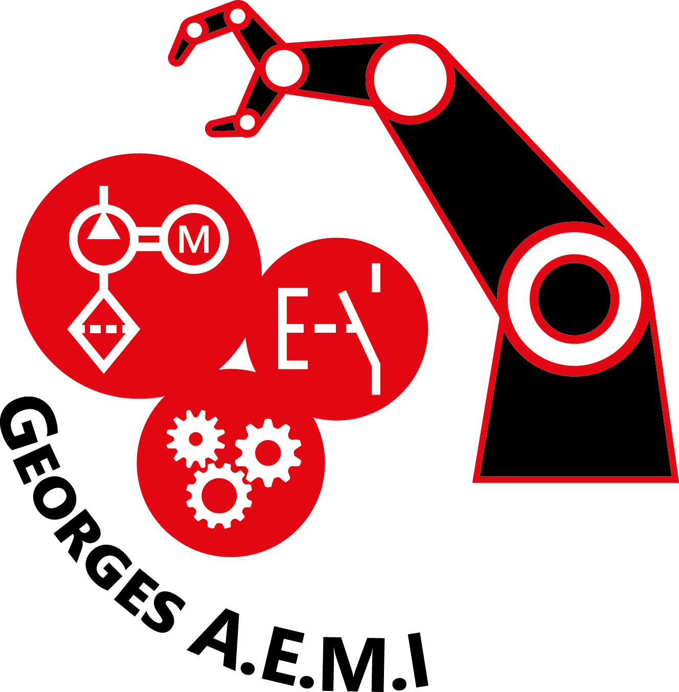 Logo de Georges A.E.M.I Analyse Expertise Maintenance Industrielle mes spécialité Mécanique électrique Hydraulique Pneumatique automatisme analyse de risque poste de travail